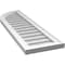Ekena Millwork Quarter Round Top Left Surface Mount PVC Gable Vent w/ 2"W x 1-1/2"P Brickmould Frame, 12"W x 40"H GVPQL12X4002SN - alternate 2
